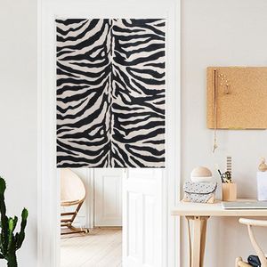 Занавес Zebra Black Door Geometric Noren Гобелен для учебного дома