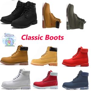 Top Quality Designer Boots For Men Women Fashion Classic Winter Boot platform booties Leather Hiking Walking timbeland Outdoor bottes eur36-45