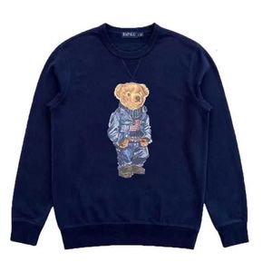USA: s storlek Polo Bear Red Hoodie Mens Wholesale Plus Size Clothing Sweatshirt Tracksuits Shirts Män Long Hermes Rw5s