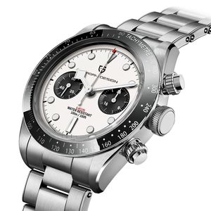 Armbanduhren PAGANI DESIGN 2023 BB Panda Retro Uhr für Herren Chronograph Luxus Quarz Armbanduhren Saphirspiegel 100M wasserdicht 230407