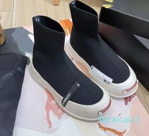 Luxury Designer Shoes Slick Sneakers Sock Boot Platform Casual Shoe Mens Womens Trainers Outdoor Sneaker Size