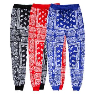 Poliestr bandana jogger men kobiety spodnie dresowe dresowe masy joggingowe spodnie jesień chłopcy dziewczęta Hiphop Fitness Streetwear P0811304T