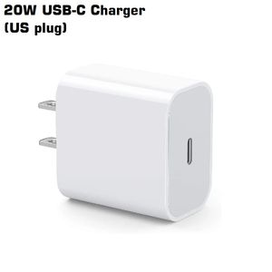 USB C Laddarblock PD REAL 20W Typ C Laddningsvägg Adapter Brick Cube Fast Chargers