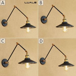 Wall Lamp Loft Retro Originality Industrial Light For Restaurant Iron Art Edison Mounted Swing Arm Lights Lighting