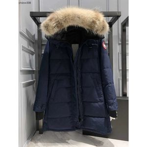 Designer Canadian Goose Mittellange Version Pufferjacke Daunenparkas Winter Dicke warme Mäntel Damen Winddichte Streetwear