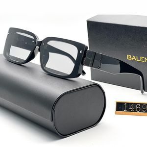Designer-Sonnenbrille für Damen und Herren, luxuriöse Doppel-B-Strandsonnenbrille, polarisiert, UV-Schutz, Retro, schmaler quadratischer Rahmen, Patchwork-Farben, adumbral mit Box