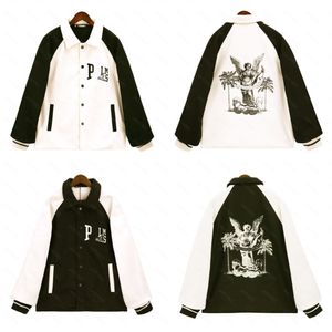 Palms palm ängel pa mens jackets mode märke mens kvinnor jacka vintage lös långärmad baseball mans hip hop höst varsity casual varma klädänglar 9903 cqh