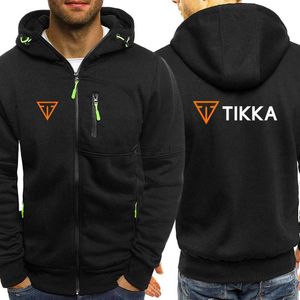 Men's Hoodies Sweatshirts Tikka By Sako Finland Firearms 2022 Men's New Hooded Coats Casual Zipper Hoodies Sweatshirt Sportswear Fashion Jackets Topszln231108