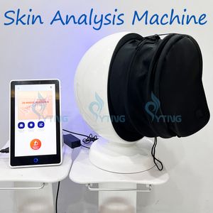 Máquina analisadora de pele para salão de beleza, teste de pele, análise facial, sistema de diagnóstico de pele com relatório de teste