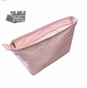 Cosmetic Bags HKERUI Purse Organizer Nevefull pm mm gm Insert Bags Organizer Makeup Handbag Inner Purse Portable base shaper Premium Nylon Q231108