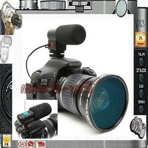 Freeshipping MIC-109 Mini microfono stereo per fucile hotshoe da 35 mm come ME-1 per DSLR DV EVIL 650D D700 5D2 5D3 GX1 PF049 Hot-shoe Stqni