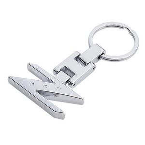 Keychains Z Style Pendant Keychain Car Key Chain Ring Chrome Finishing för Nissan 280ZX 300ZX 350Z 370Z Keys Decoration