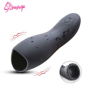 Masturbador automático masculino masturbador copo preto 10 velocidade vibrador atraso treinador massageador glans estimular 18 + brinquedos sexuais adultos para homem