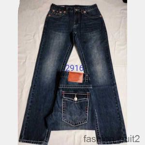 Jeans masculinos verdadeiros calças longas mens linha grossa super religião roupas homem casual lápis azul preto denim calças de alta qualidade top cp roxo 2023s 3 mhca