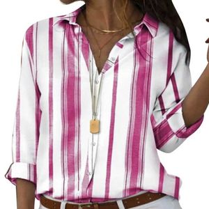 Bluzki damskie koszule swobodne luźne koszulę bawełniane topy i retro streetwearowe ubranie w tunikę streetwear
