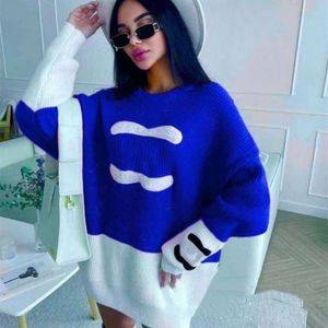 Tasarımcılar Kadın Sweaters Kadın İlkbahar Sonbahar Gevşek Kadın Tasarımcı Sweater S-XL