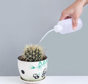 Bahçe Aletleri 250ml Succulents Bitki Çiçeği Özel Sulama Şişeleri Uzun Meme Suyu Squeeze Şişeleri Su Gagası Dökme Ket Işyası DH06918198