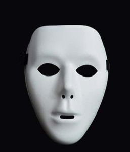 Cadılar Bayramı Maskesi Moda Cosplay Partisi Yetişkin Tam Yüz Maskeleri Beyaz Yoksul Maske Sokak Hayalet Dans Maskeleri Dansçı Maskeler Hiphop Maskesi V9863713
