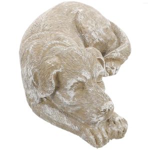 Dekoracje ogrodowe Pamięci Kamienne Pies Prezenty Ozdoby Tombstones Graves Headstone Pet Markery posąg statua zewnętrzny cmentarz