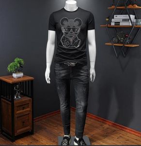 Men's T-shirts New Design Wholesale Fashion T-shirts Men Heavy Cotton Mens Clothing Short Sleeves.