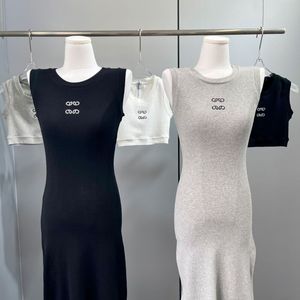 2023s Women Casual Dresses O Neck Sexy Sleeveless New Luxury Clothing Female Bodycon Dress Party Beach Wear