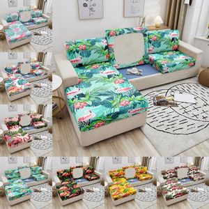 Chair Covers Flamingo Printed Sofa Slipcover Stretch Seat Cover Living Room Furniture Protector Elastic Couch 1 2 3 4 Seater