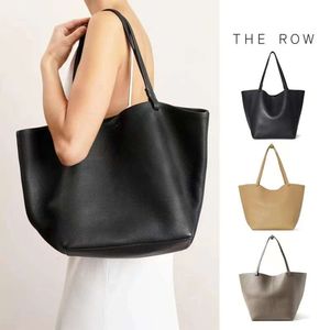 Designer The Row Bucket Bags Mutter-Kind-Tasche, weiblich, handgehalten, eine Schulter, Litschi-Muster, Pendler-Eimer, große Kapazität, Unterarm-Umhängetasche