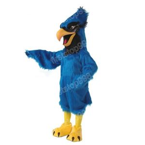 Halloween Blue eagle Mascot Costume High Quality Cartoon Anime theme character Adults Size Christmas Party Outdoor Advertising Outfit Suit