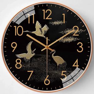 Wall Clocks Modern Simple Candy Color Clock Mute Living Room Mounted For Home Decoration Tools