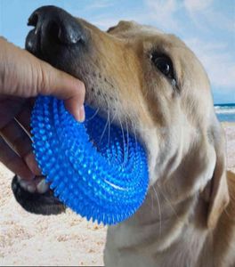 Pet toys bite resistant vocal toy ball large dog golden hair barbed TPR toys cleaning teeth molars No odor8033903