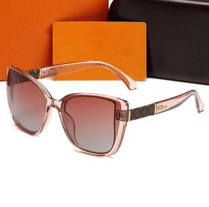 Topp lyxiga solglasögon Polaroid Lens Designer Womens Mens Goggle Senior Eyewear for Women Eyeglasses Frame Vintage Metal Sun Glasses With AAA5810