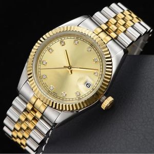 AA メンズ機械式時計 36/41 ミリメートル自動機械式フルステンレス鋼発光防水 28/31 ミリメートル女性の腕時計カップルスタイルのクラシック腕時計