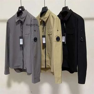 Hoodies moletons CP C0mpany Nylon Mens Topstoney Jaquetas Clássico de Alta Qualidade 2 Bordado Estilo Emblema Solto Jacket282