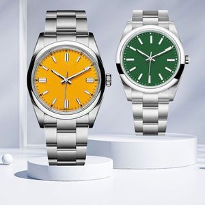 남성 자동 기계식 시계 36 41mm 풀 스테인레스 스틸 AAA 시계 레이디스 31 석영 빛나는 방수 방수 Sapphire Watches Montre de Luxe Orologio.