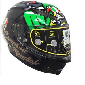 AGV Full Helmets Men and Women's Motorcycle Helmets AGV PISTA GP-R Morbidelli 2017 Limited Edition Motorbike Helmet WN-FR9T