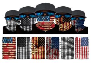 American National Flag Magic Scarf US Gadsden State Flags Bandana Half Face Mask pannband Turban Mexico Cycling Mask Cyz28926403033