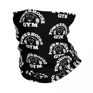 Scarves Powerhouse Gym Bandana Neck Gaiter Printed Balaclavas Wrap Scarf Multi-use Headband Hiking Unisex Adult Winter