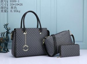 Luxurys Designer Bag 3pcs set Women bags Handbag Crossbody Leather Purse