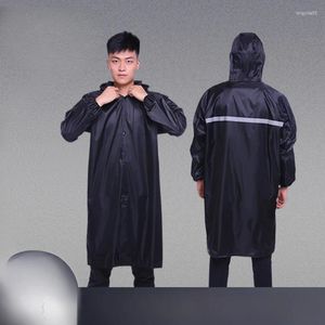 Impermeabili Impermeabile lungo per adulti Poncho di emergenza antivento per esterni Portatile ultraleggero da trekking con cappuccio universale Regenjas Rain Gear