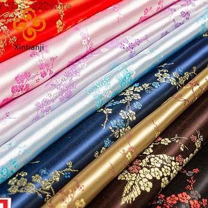 Stof Vintage kersenbloesemstof Chinese stijl brokaat satijnjacquardstof voor het naaien van kimono, cheongsam en tas Hot Sale TJ0243 YQ231109
