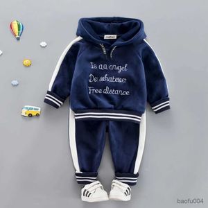 Conjuntos de roupas bebê menina meninos roupas conjunto para crianças casuais esportes carta outono primavera ternos roupas 1 2 4 anos
