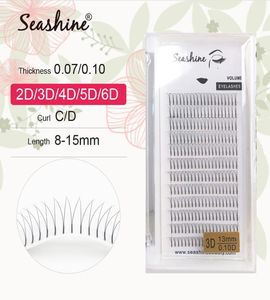 Premade Fans 2D Long Stem Individual Lashes Russia Volume 100 Hand Made Volume Lashes Mink Eyelashes Natural Long Lashes Premade 5346219