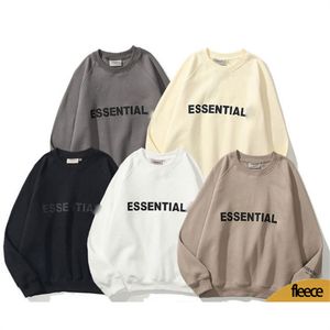 essentialhoodies designer hoodie mens kvinnor fleece hoodies varm pullover hooded mode märke tröja lös essent hoody tröja