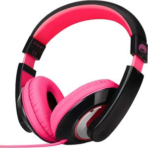 Cuffie comfort per bambini e adulti Leggere per bambini, ragazzi, ragazze, adolescenti, cuffie over-ear cablate da 3,5 mm (per lettori CD, DVD, tablet PC, telefoni, viaggi) Nero/Verde 1SOT4