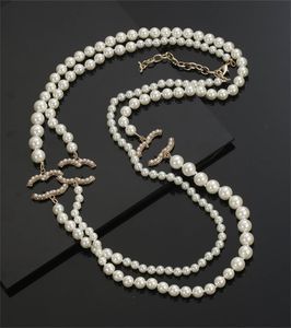 Designer C Choker Perlenhalsketten Damen Luxusketten Anhänger Halskette Luxus Perle Retro Schmuck Geschenke CCity Woman 768787