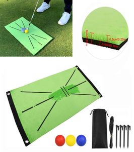 Tapete de balanço de golfe, 8 estilos, interno e externo, esteira de detecção de pista de contato, acessórios de treinamento de golfe, uso externo 2385471
