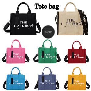 Tote designer sacos de moda bolsa de ombro feminino clássico versátil crossbody e pequena lona compras grande capacidade turismo ao ar livre