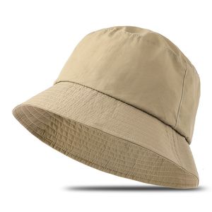 Szerokie brzegowe czapki wiadra czapki wodoodporne oversize panama kapelusz czapka wielka głowa man na świeżym powietrzu Hat Hat Lady Beach Plus Size Bucket Hat 56-58CM 58-60CM 60-62CM 230408