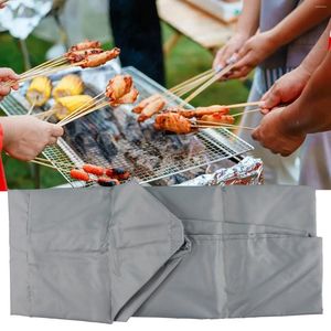 Narzędzia Grill Cover dla Weber 9010001 Traveller Portable Gas Waterproof Waterproof Waterproof Grey Oxford 101 49 25 cm BBQ Covery