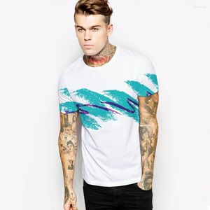 Мужские рубашки T 2023 модный хип-хоп причинно-следственный 3D-принте